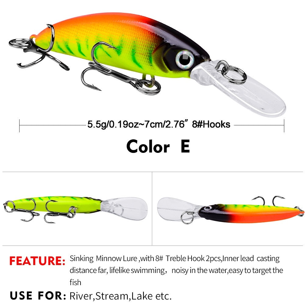 PROBEROS Minnow Sinking Long Cast DW495 7cm 5.5g - MN146