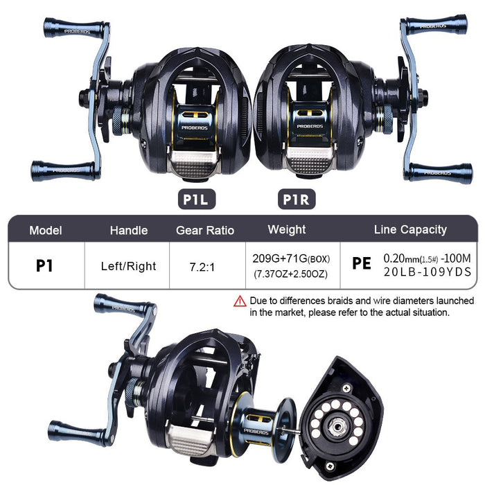 Reel Baitcasting Proberos P1 - RP010