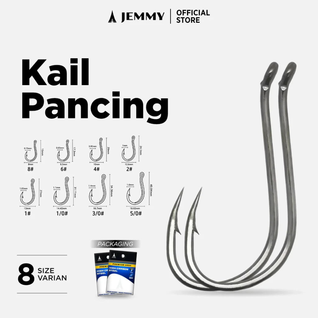 10PCS KAIL PANCING HIGH CARBON STEEL KUAT TAJAM KUP021