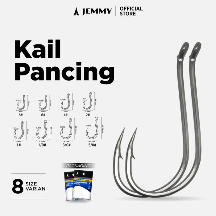 10PCS KAIL PANCING HIGH CARBON STEEL KUAT TAJAM KUP021