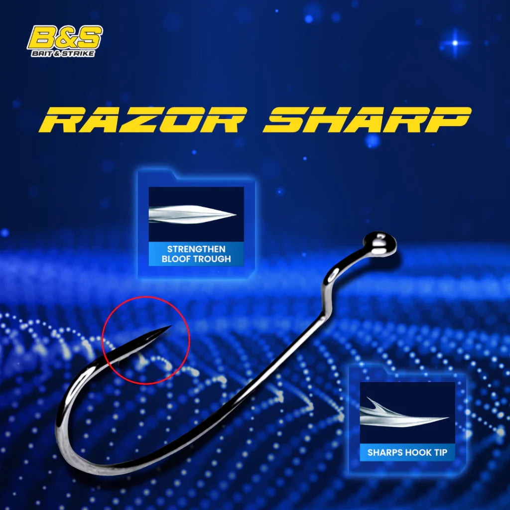worm hook kail pancing 9003 kail softlure 4X strong 9003 KUP026