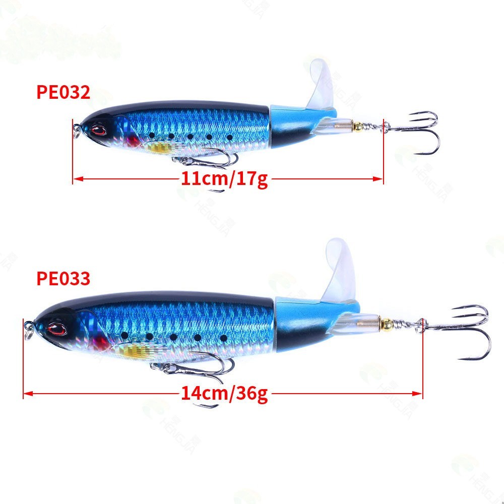 Hengjia Pencil Minnow Popper Whopper Topwater 13g - MN176