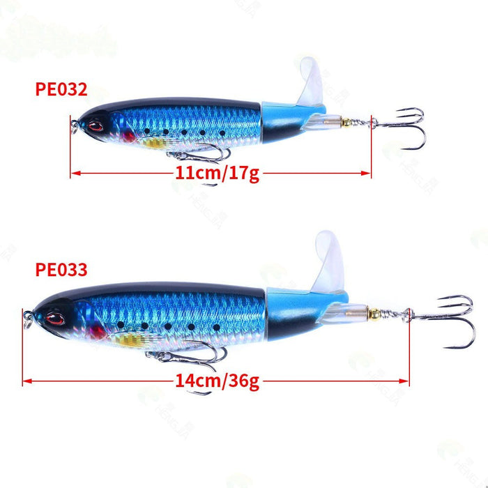 Hengjia Pencil Minnow Popper Whopper Topwater 13g - MN176