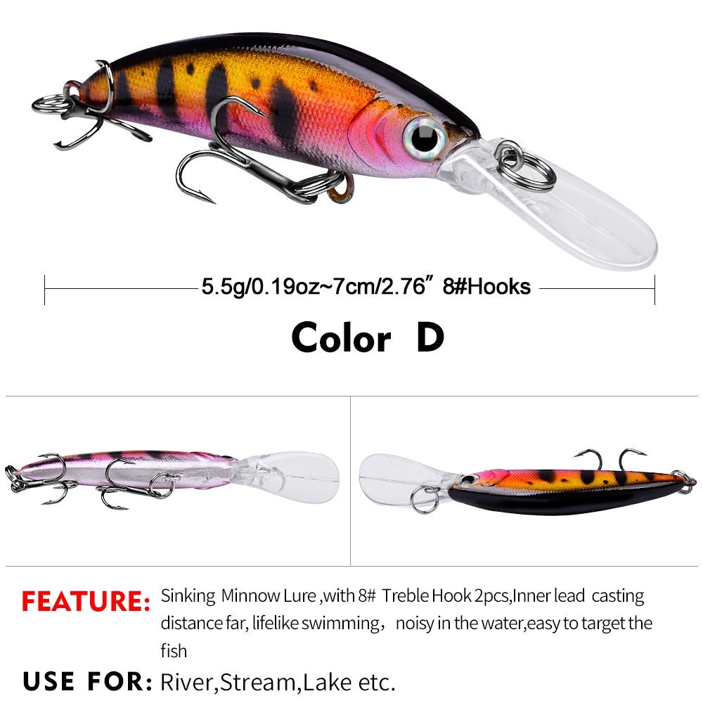 PROBEROS Minnow Sinking Long Cast DW495 7cm 5.5g - MN146