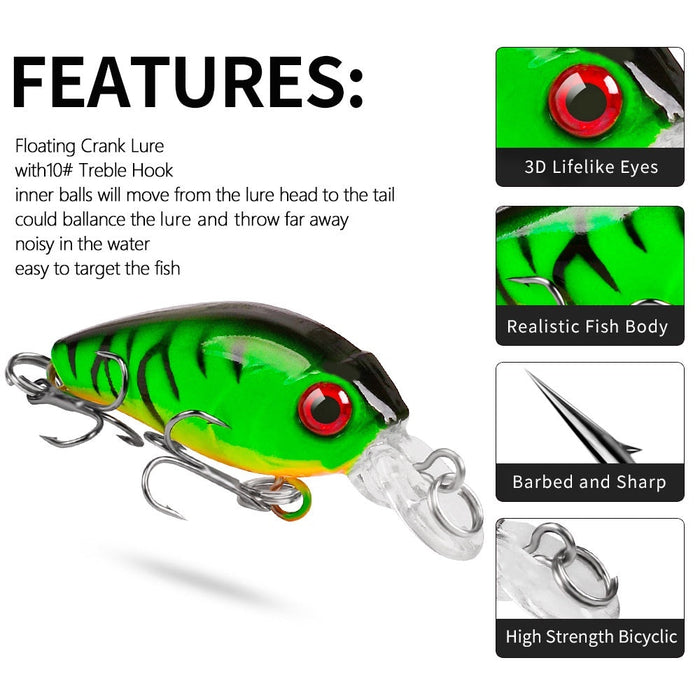PROBEROS Floating Crank DHC008 4.5cm 3.5g - MN134