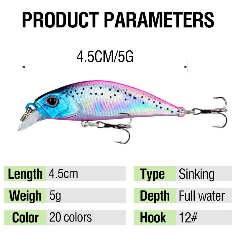 Minnow Sinking Ultra Light 4.5cm 5g - MN209
