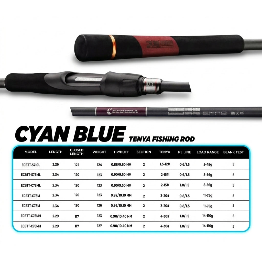 Ecooda Tenya Fishing Rod - JP135