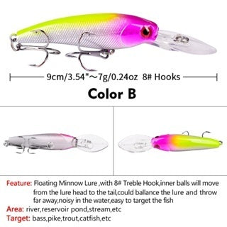 Minnow Superbait Topmouth Culter 9cm 7.28g - MN039