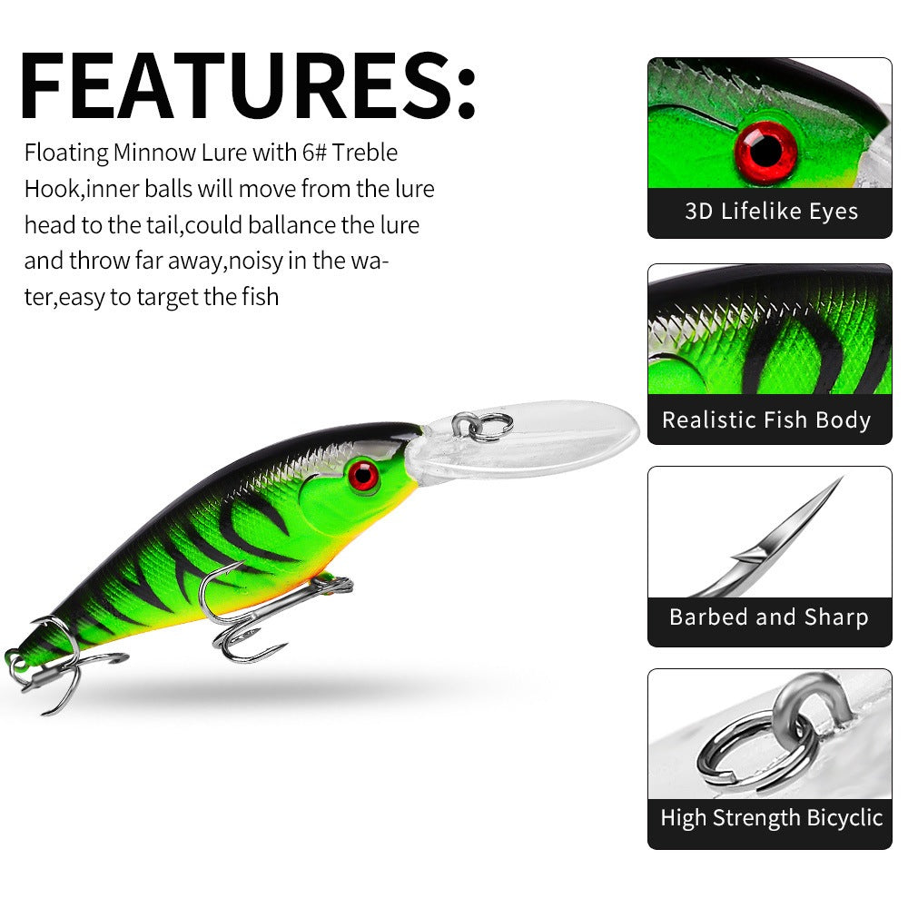 LureKiller Minnow Floating DW1176 12cm 11g - MN066