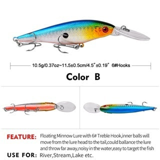 LureKiller Minnow Floating DW1176 12cm 11g - MN066