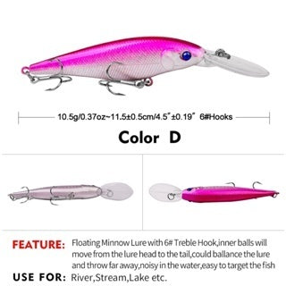 LureKiller Minnow Floating DW1176 12cm 11g - MN066