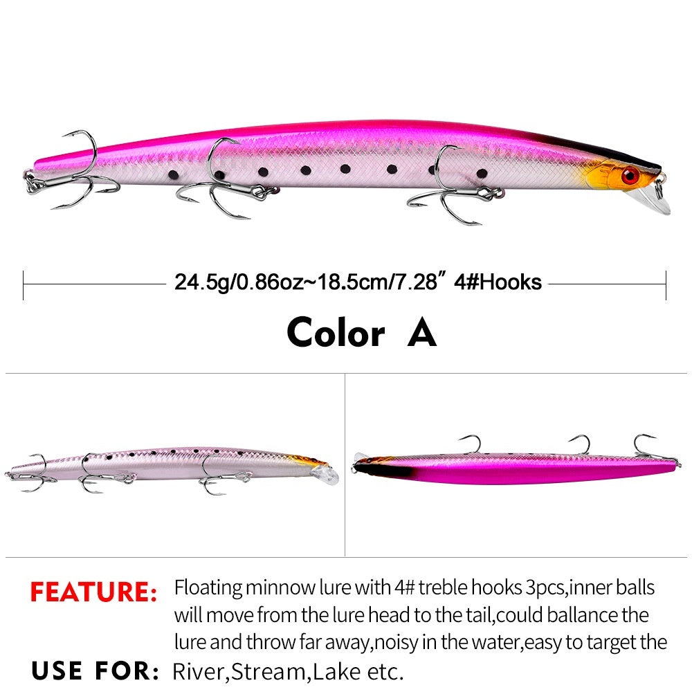 PROBEROS Minnow Floating DXM005 18.5cm 24.5g - MN148