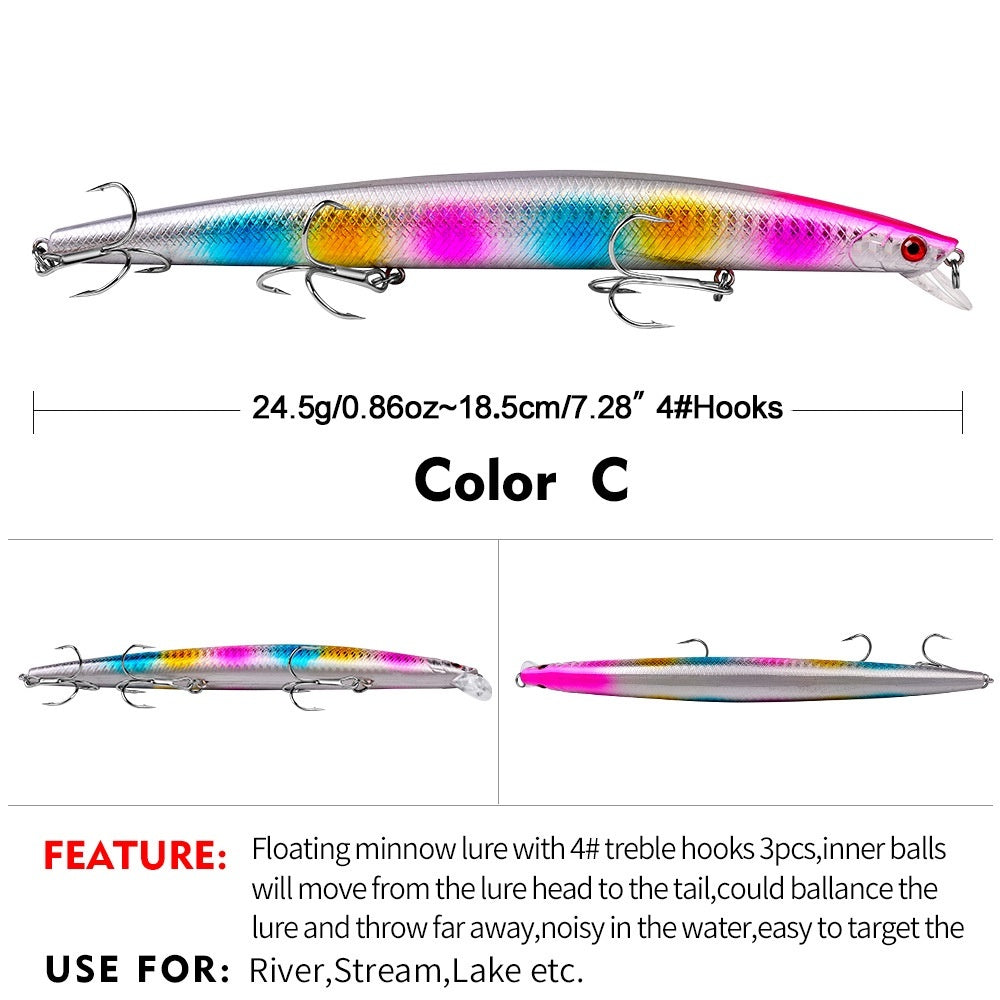 PROBEROS Minnow Floating DXM005 18.5cm 24.5g - MN148