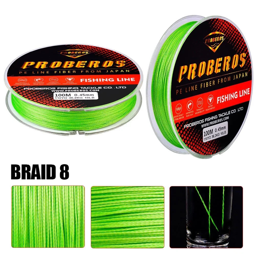 PROBEROS Senar Pancing SP006 Senar PE 40LB-120LB 100M Super Kuat