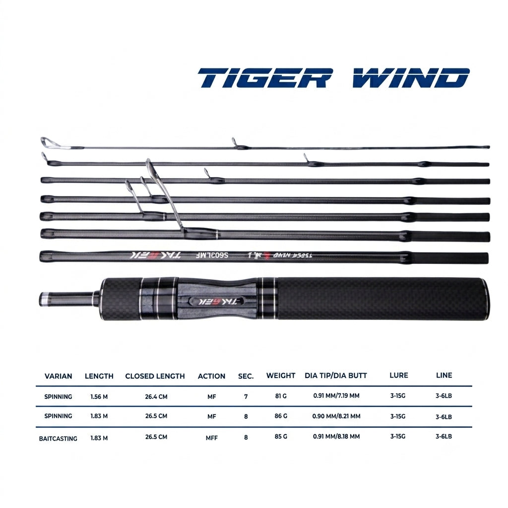 Treigek Joran Tiger Wind - JP048