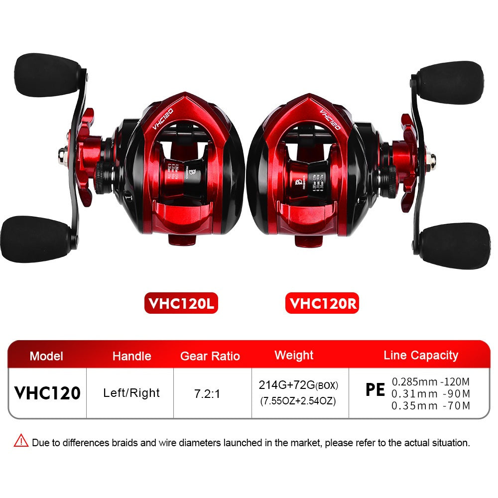 Reel Baitcasting Proberos CNC RED VHC120 - RP106