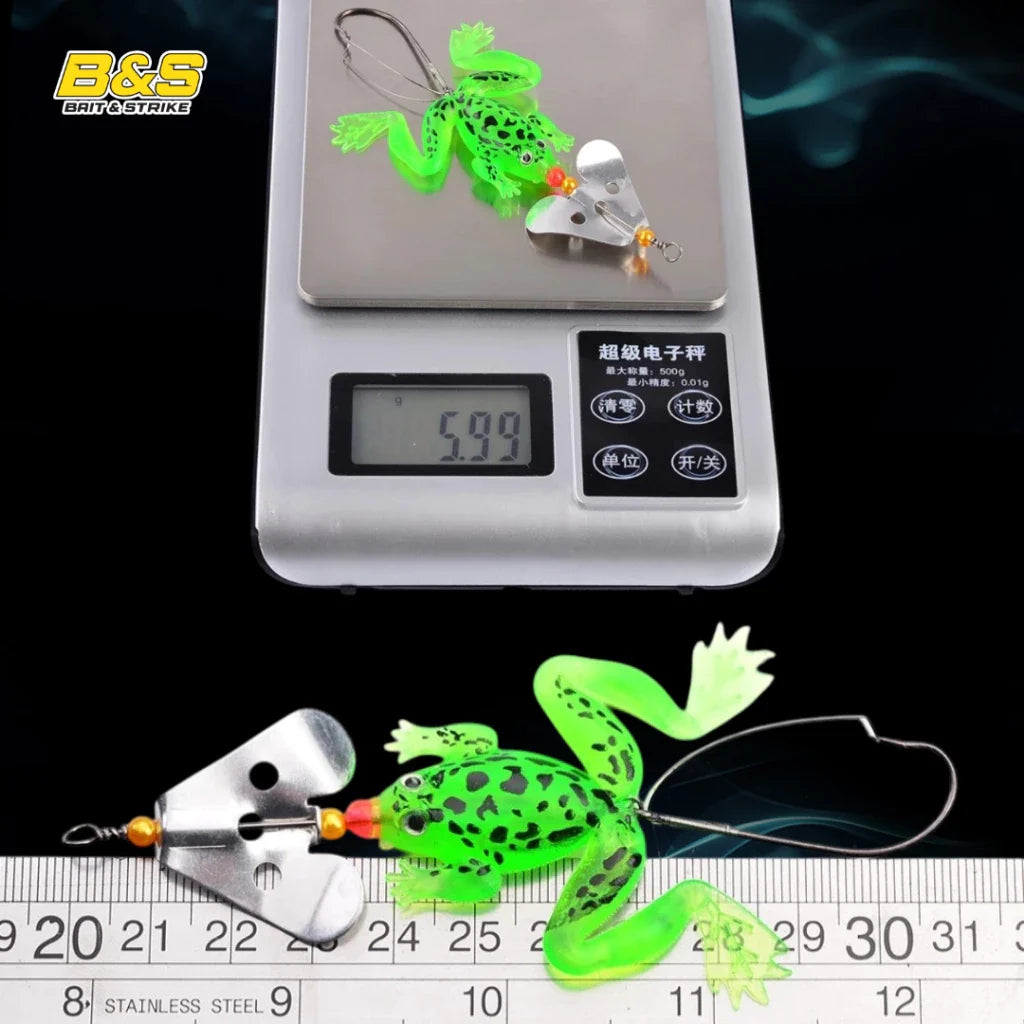 PROBEROS umpan pancing mini slater single propeller katak lembut 6G/9CM LK145 DW1245