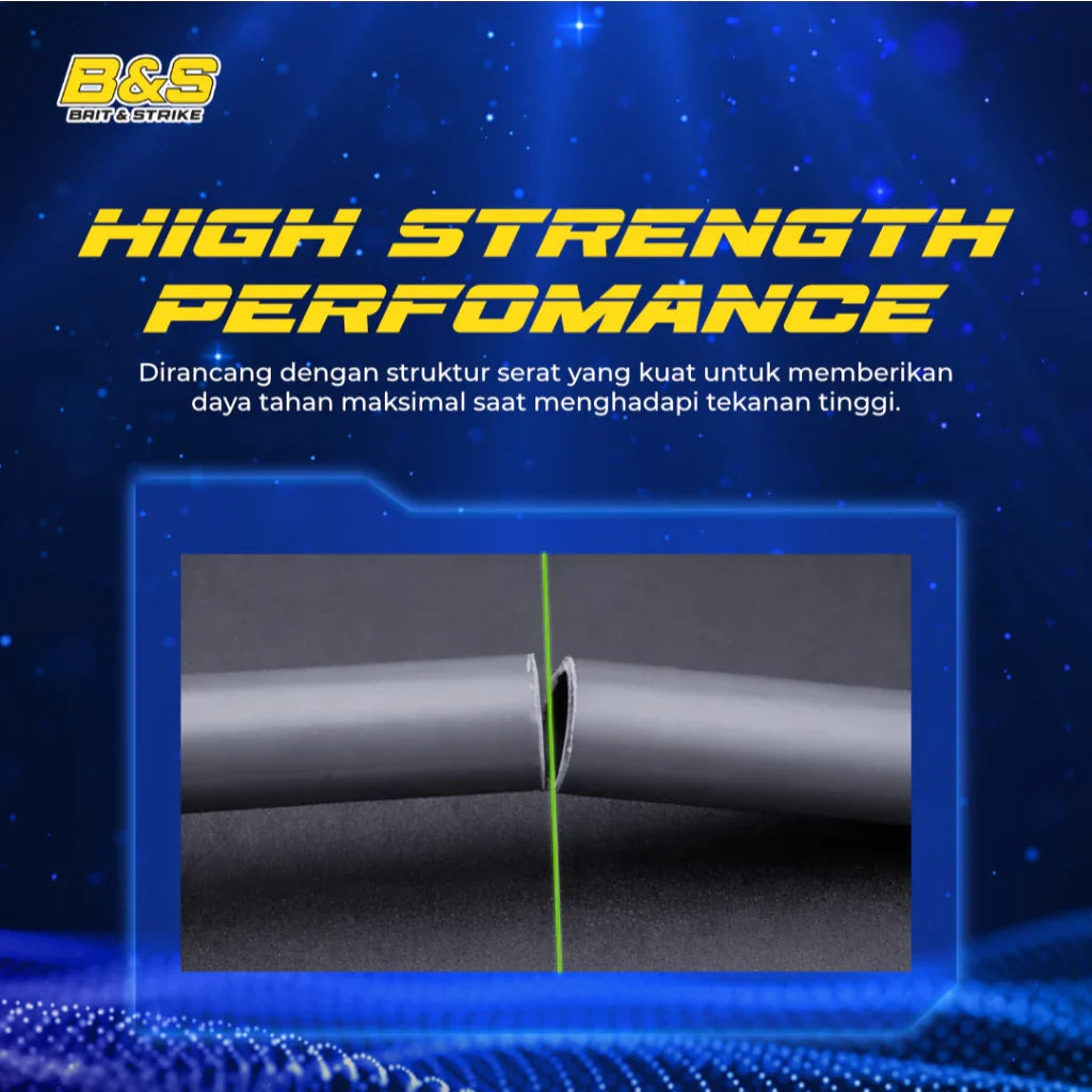 Senar PE X8+1 fluorecens green ultra smooth 150m surface coating