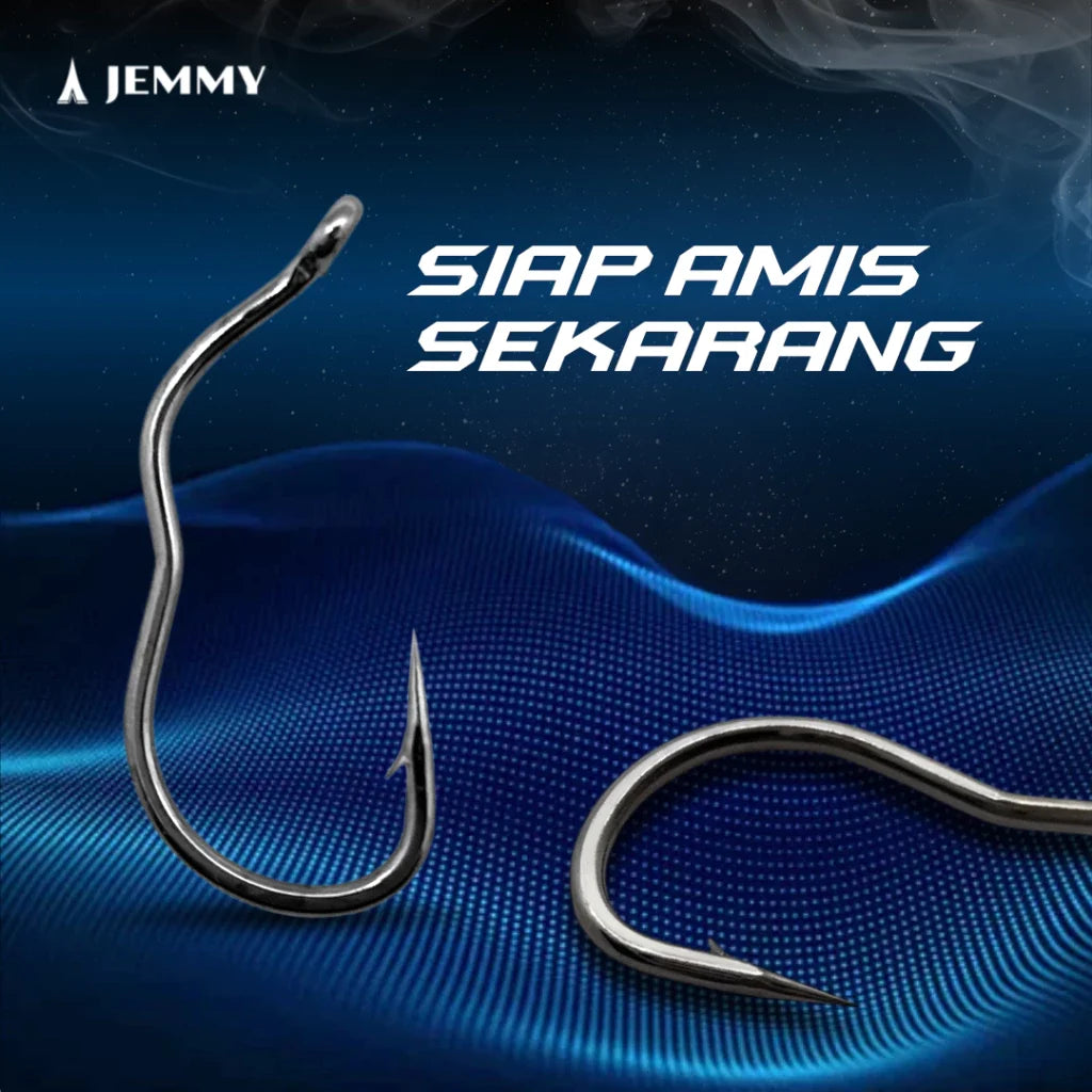 10PCS Kail Pancing Otomatis Flip Hook Kuat Tajam Anti Mocel KUP020