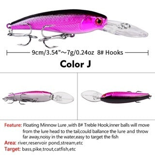 Minnow Superbait Topmouth Culter 9cm 7.28g - MN039