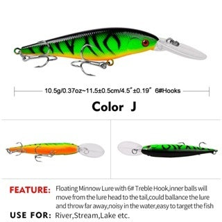 LureKiller Minnow Floating DW1176 12cm 11g - MN066