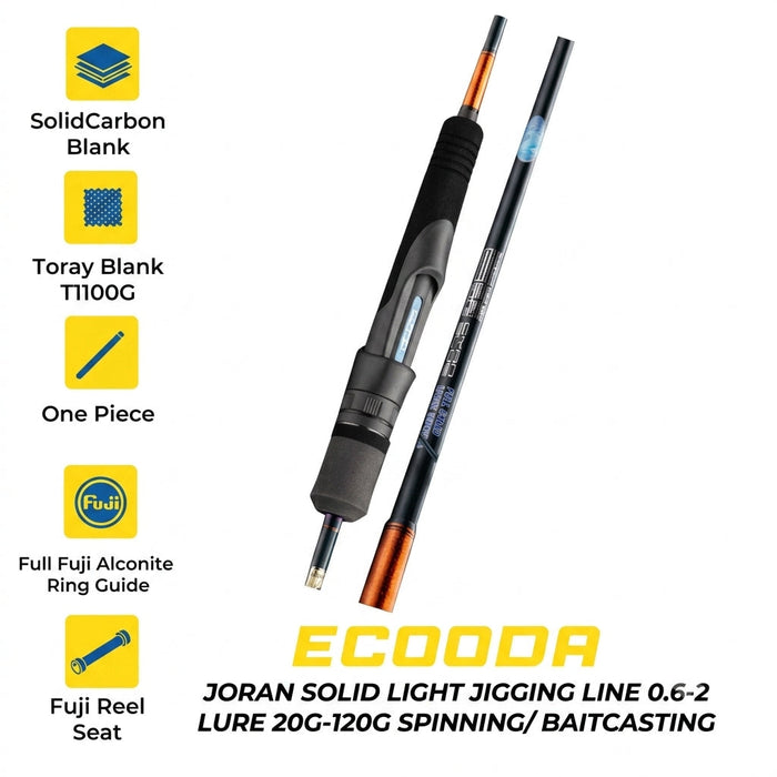 Ecooda Solid Light Jigging Rod - JP127