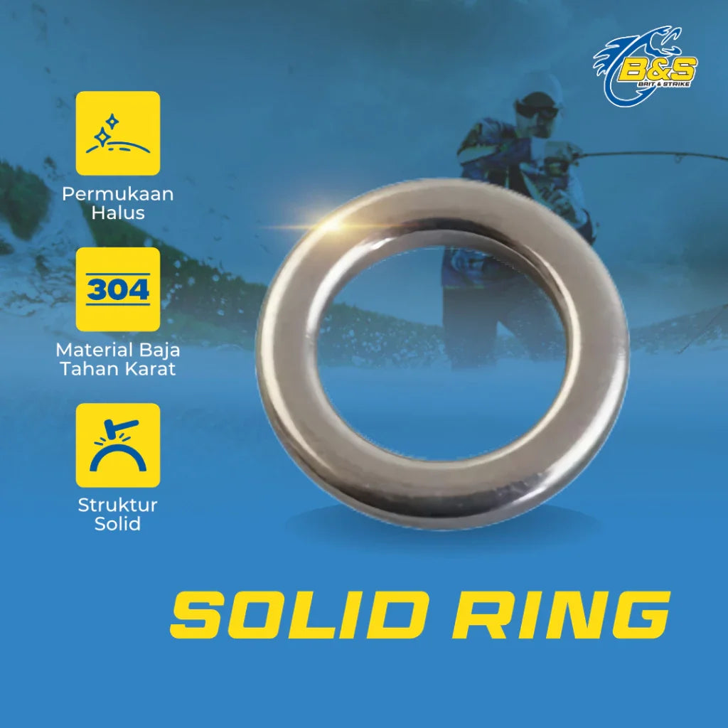 SOLID RING STAINLEES STEEL SUPER STRONG ASSIST HOOK SR04