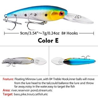 Minnow Superbait Topmouth Culter 9cm 7.28g - MN039