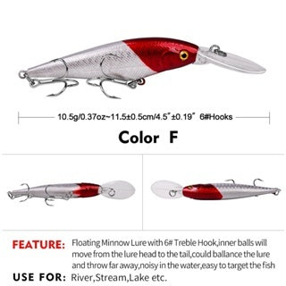 LureKiller Minnow Floating DW1176 12cm 11g - MN066