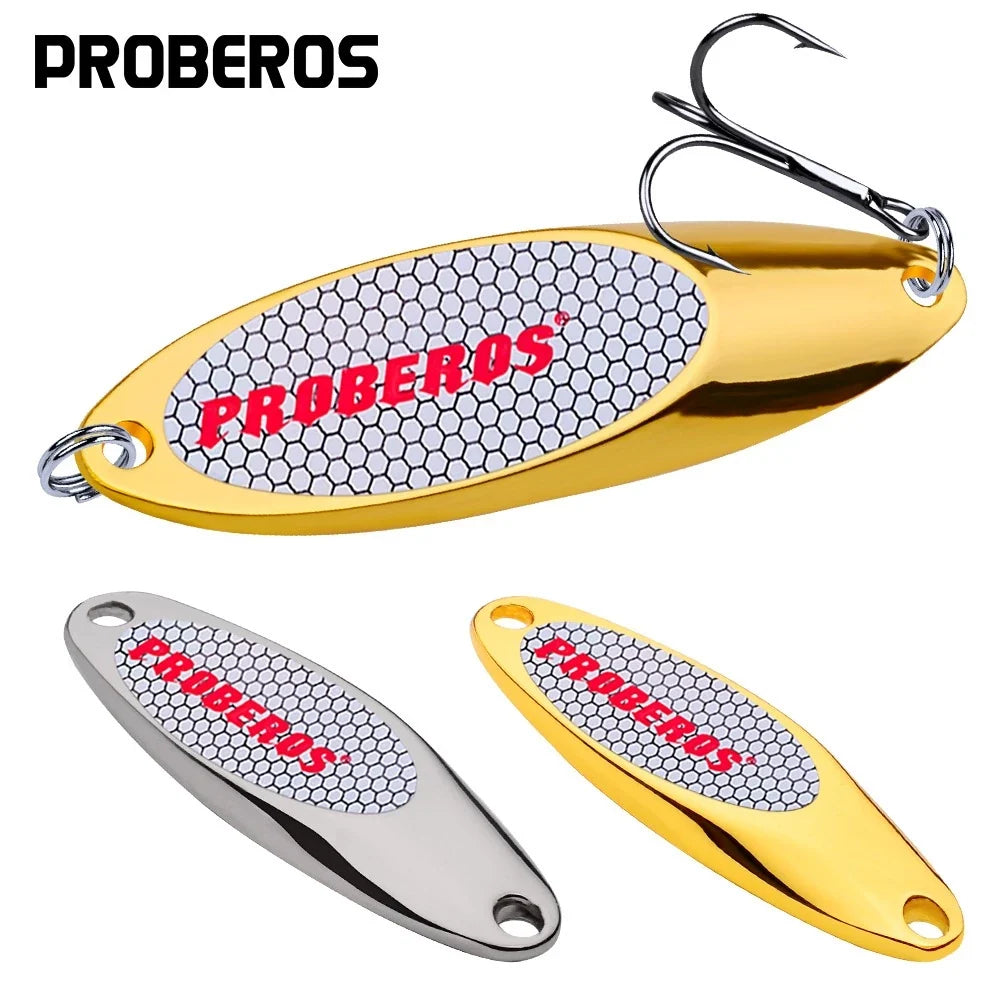 PROBEROS Umpan Pancing spoon 3 - 35G Lure Bass Baits DW342 MJ117