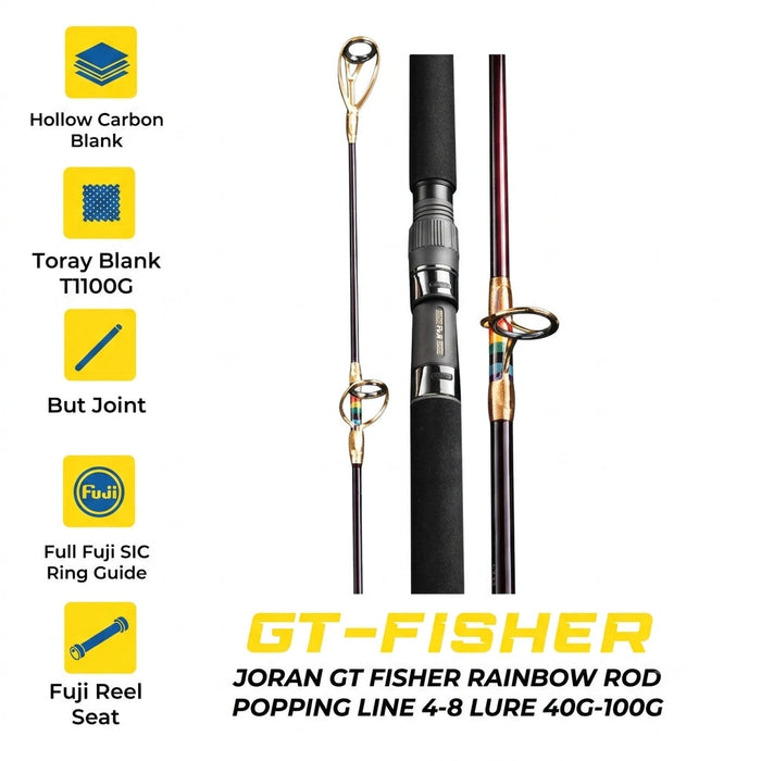 GT Fisher Rainbow Rod Popping - JP139