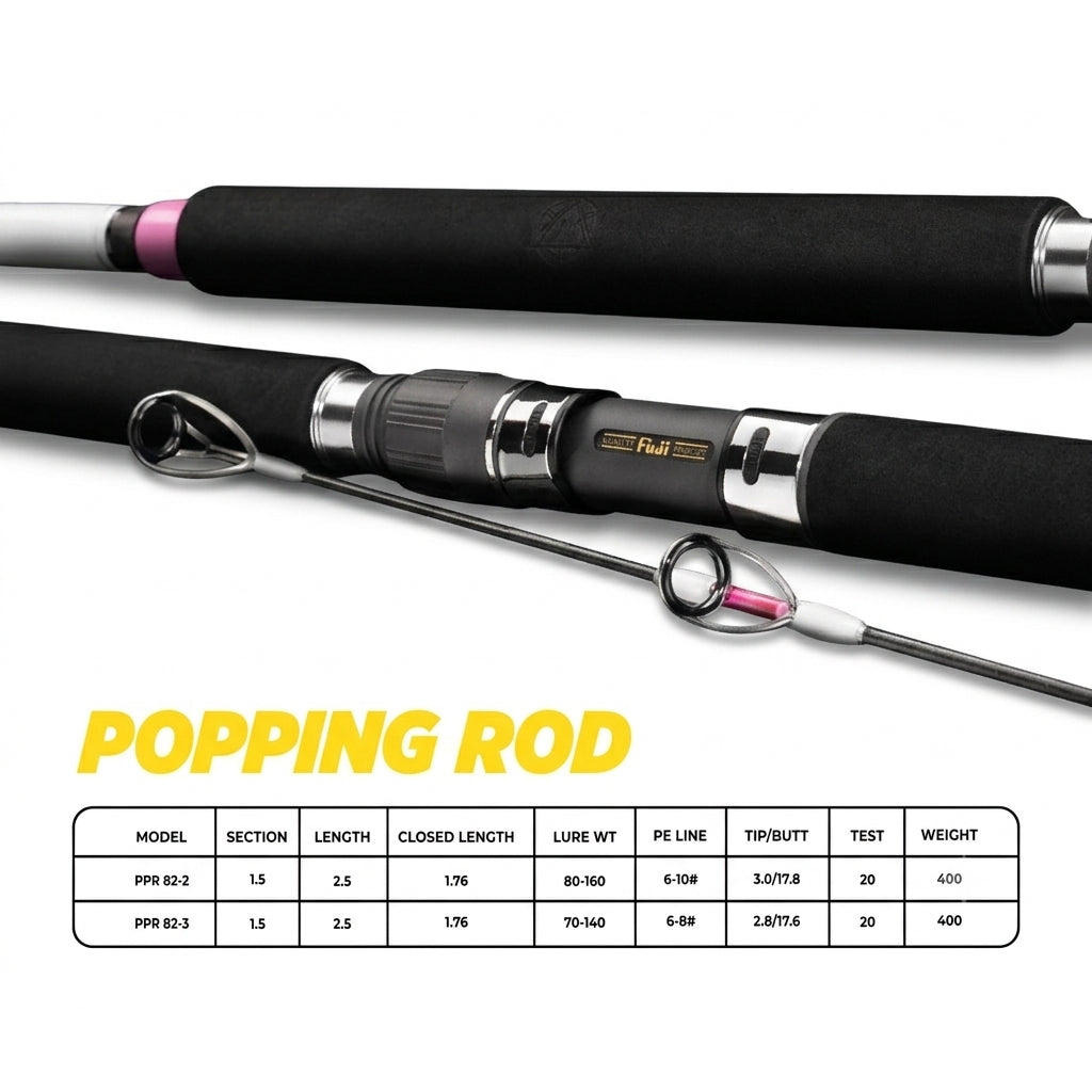GT Fisher Pink Clouds Series Popping Rod - JP140