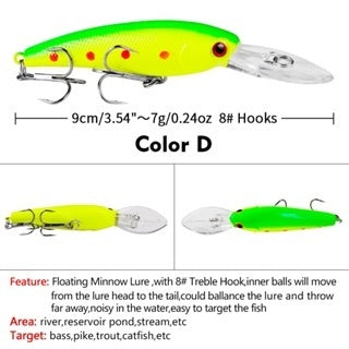 Minnow Superbait Topmouth Culter 9cm 7.28g - MN039