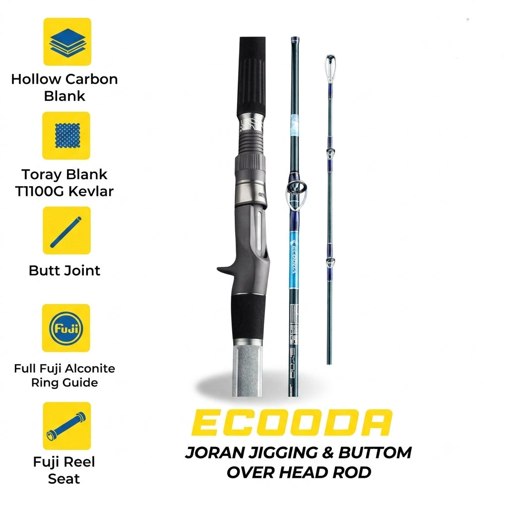 Ecooda Jigging & Buttom Over Head Rod - JP130