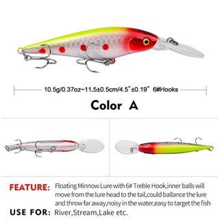 LureKiller Minnow Floating DW1176 12cm 11g - MN066