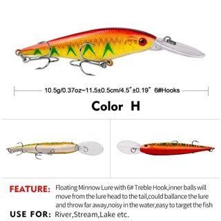 LureKiller Minnow Floating DW1176 12cm 11g - MN066