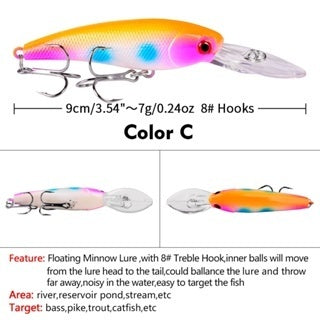Minnow Superbait Topmouth Culter 9cm 7.28g - MN039
