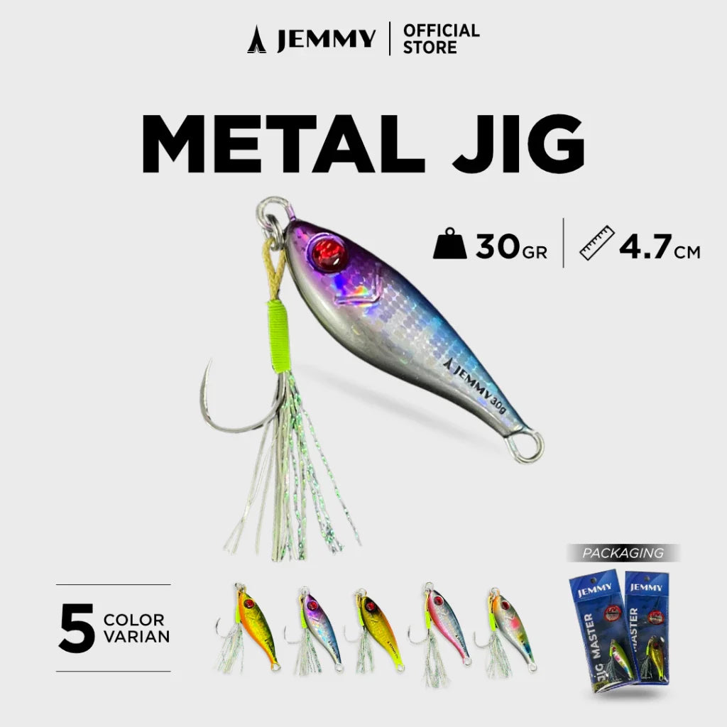 METAL JIG 3D PAINTING HOOK SUPER STRONG MJ100