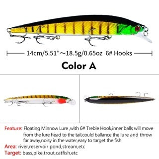 Proberos Minnow Superbait Amazon DW1211 14cm 18.5g - MN060
