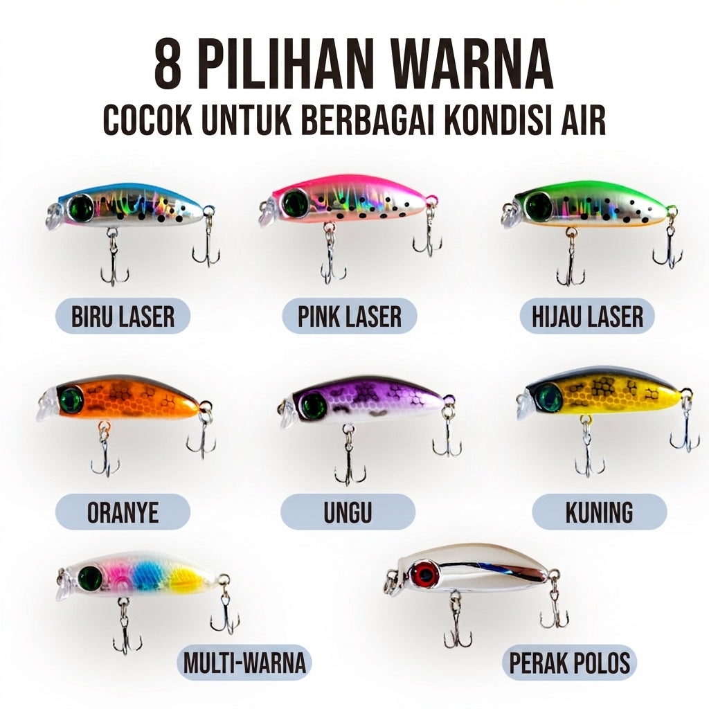 Jetshark Minnow Mini Floating 35mm 2.5g - MN078