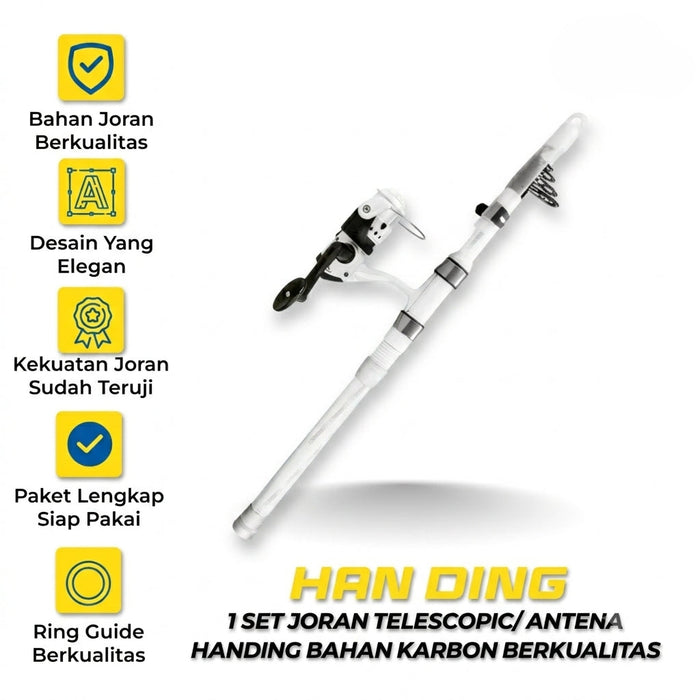 Han Ding Magic White Telescopic Rod - JP061