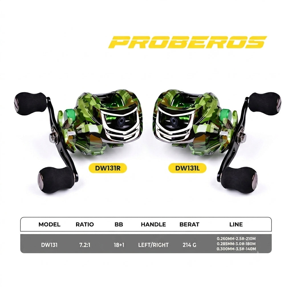 Reel Baitcasting Proberos CNC Army - RP104
