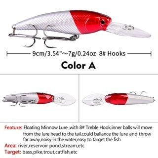 Minnow Superbait Topmouth Culter 9cm 7.28g - MN039