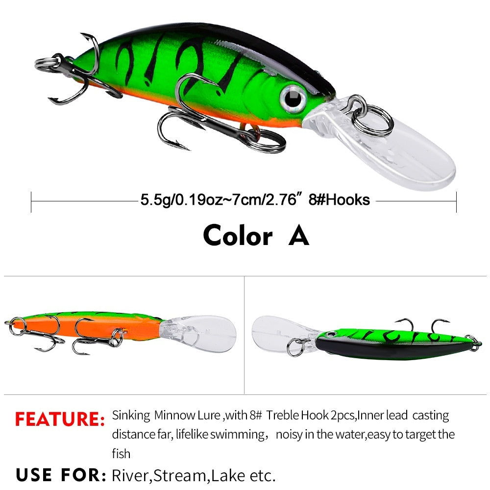 PROBEROS Minnow Sinking Long Cast DW495 7cm 5.5g - MN146