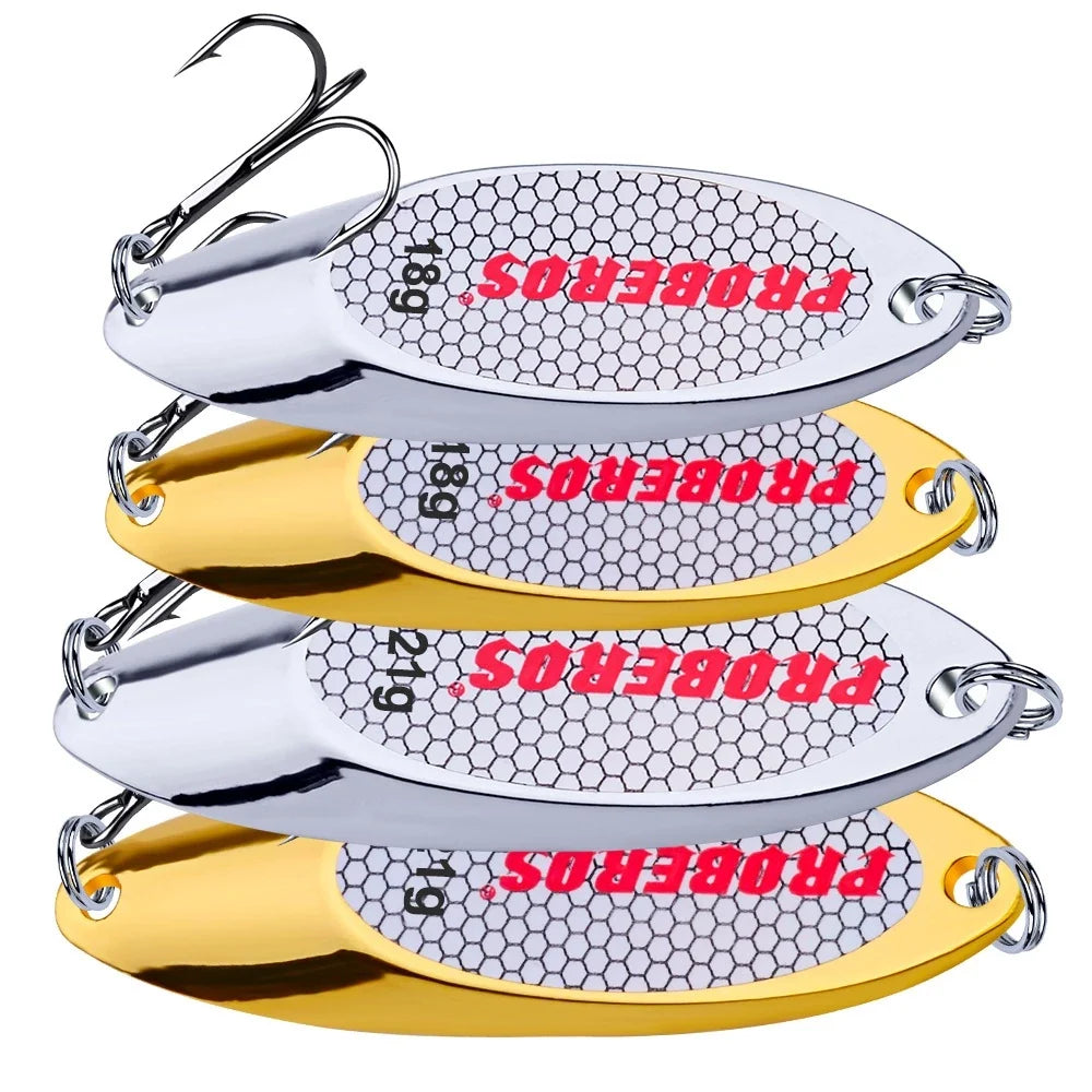PROBEROS Umpan Pancing spoon 3 - 35G Lure Bass Baits DW342 MJ117
