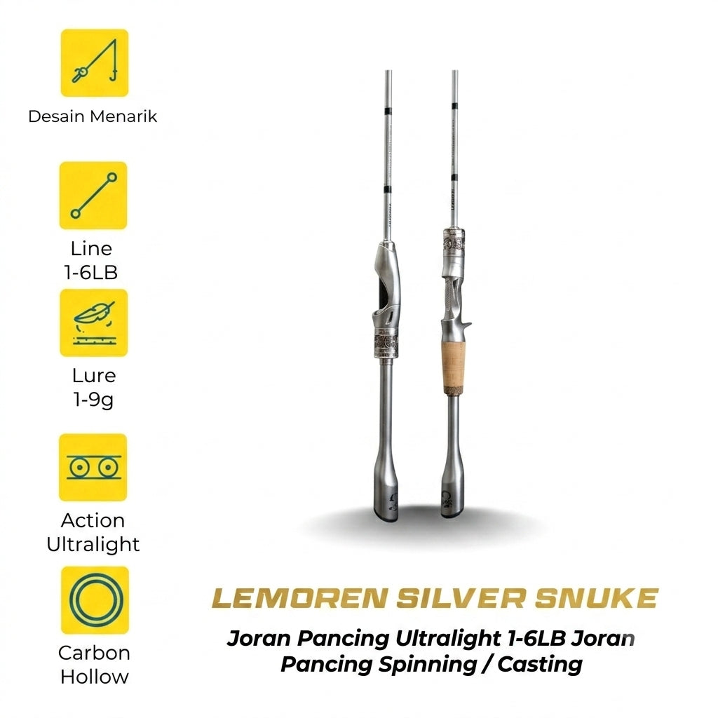 Lemoren Silver Snuke Rod - JP045