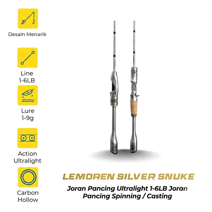 Lemoren Silver Snuke Rod - JP045