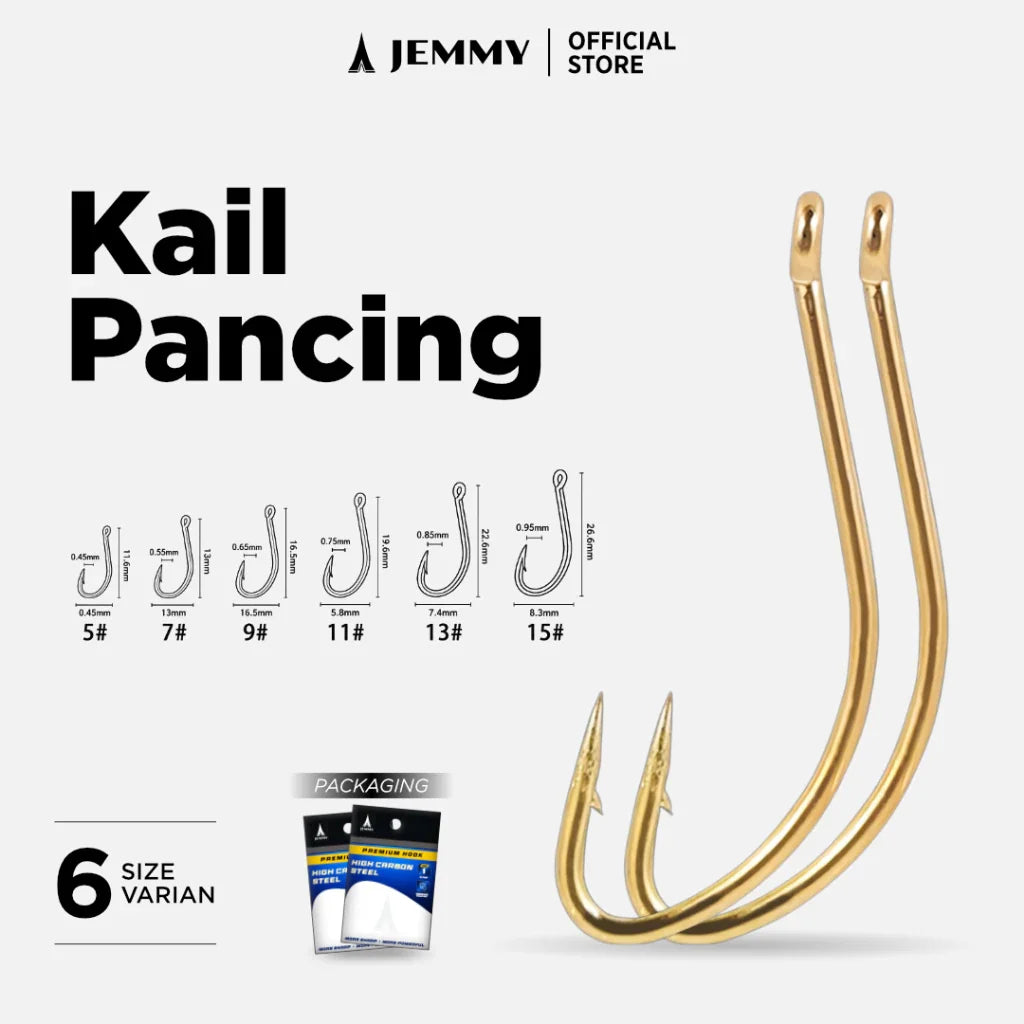 10PCS KAIL PANCING 1030R BAHAN HIGH CARBON STEEL KUAT TAJAM KUP022