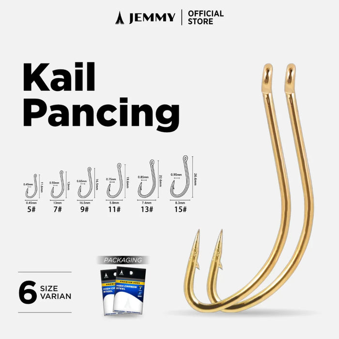 10PCS KAIL PANCING 1030R BAHAN HIGH CARBON STEEL KUAT TAJAM KUP022