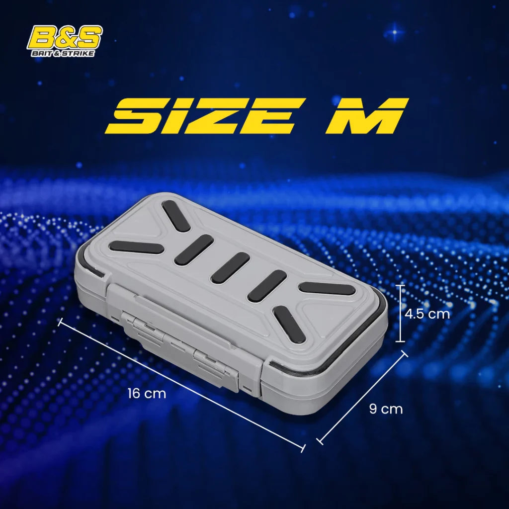 Kotak Penyimpanan Umpan Pancing Portable Multifungsi Bahan ABS Anti Air Kail Lure Tackle Box Pancing BP172
